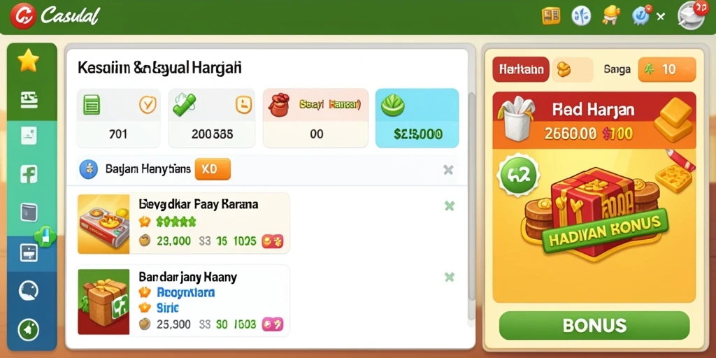 Sistem bonus dengan hadiah menarik yang menggiurkan.