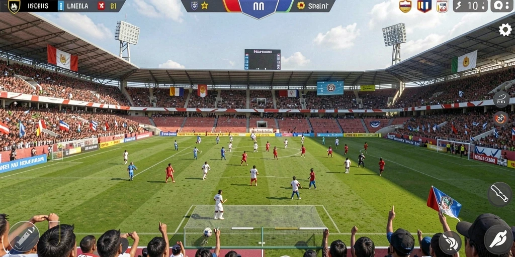 Gameplay seru dalam mode multiplayer yang memacu adrenalin.