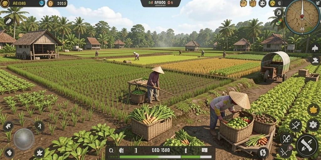 Tangkapan layar menunjukkan pemain bersaing dalam mode multiplayer.