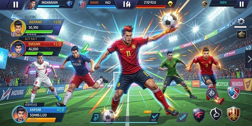 Momen seru saat bermain multiplayer bersama teman.