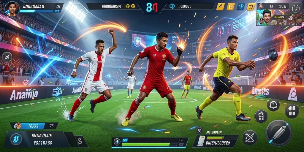 Screenshot menunjukkan keseruan saat bermain dengan teman.