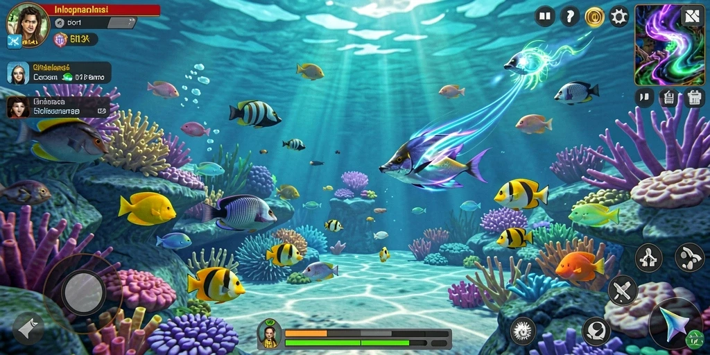 Momen permainan seru dalam mode multiplayer.